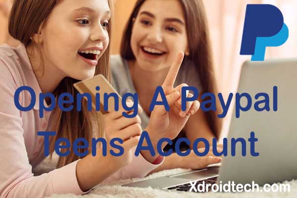 PayPal teens account