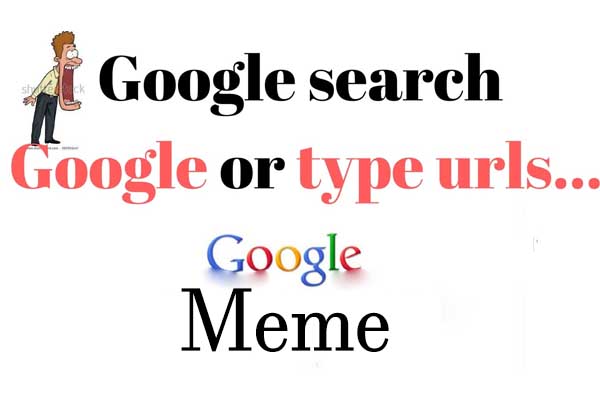 Search Google or Type a URL Meme