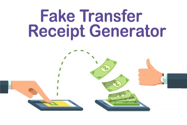 Bank transfer Receipt Generator